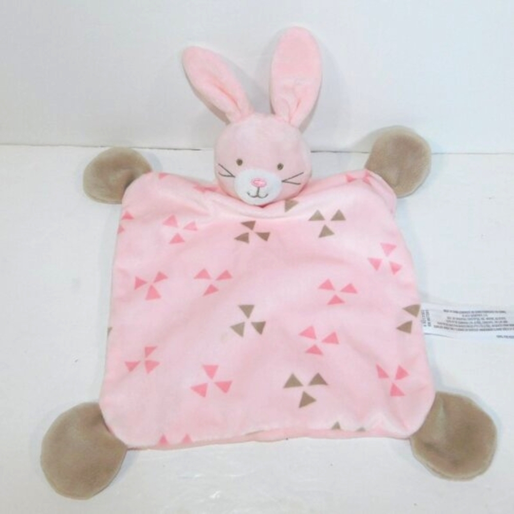 2017 Toys R Us Imaginarium Baby Pink Bunny Security BlanketRabbit Plush Lovey